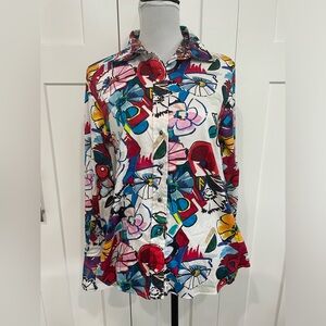 Robert Graham Multicolor Floral Button Down Shirt